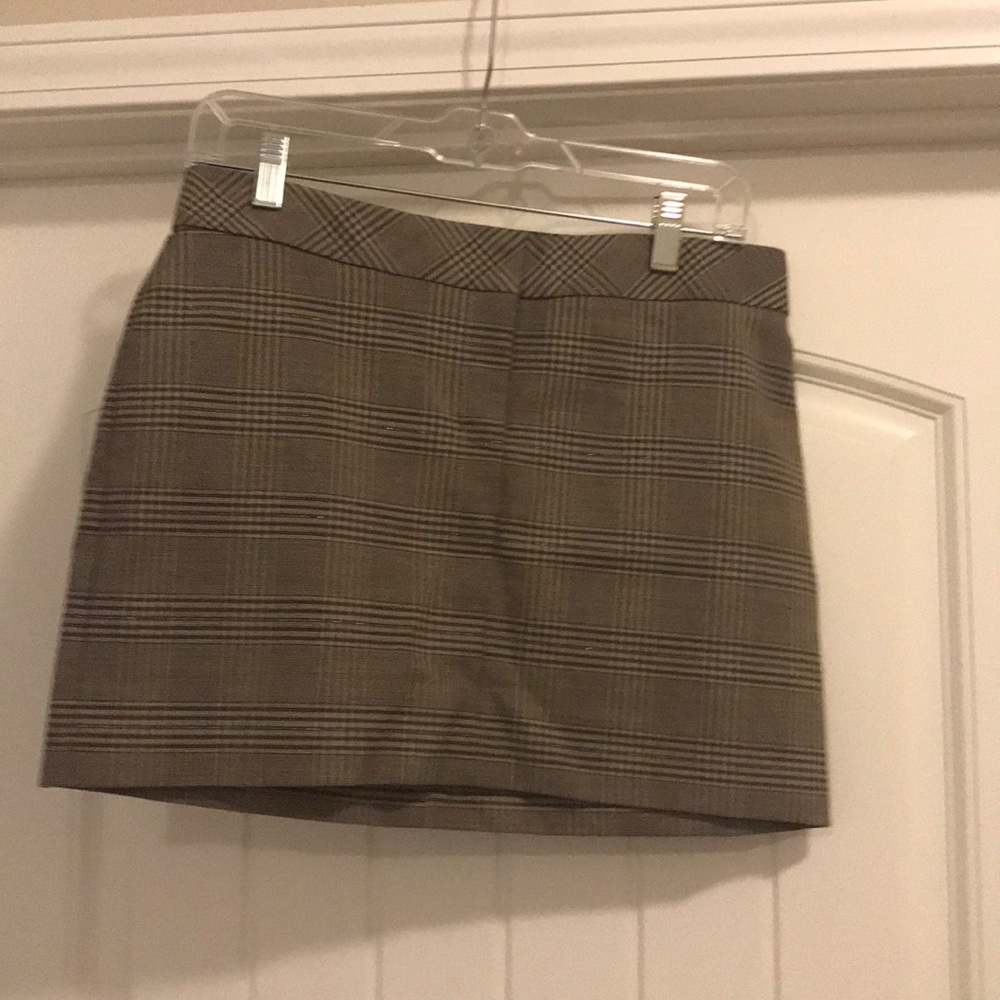 Checkered skirt